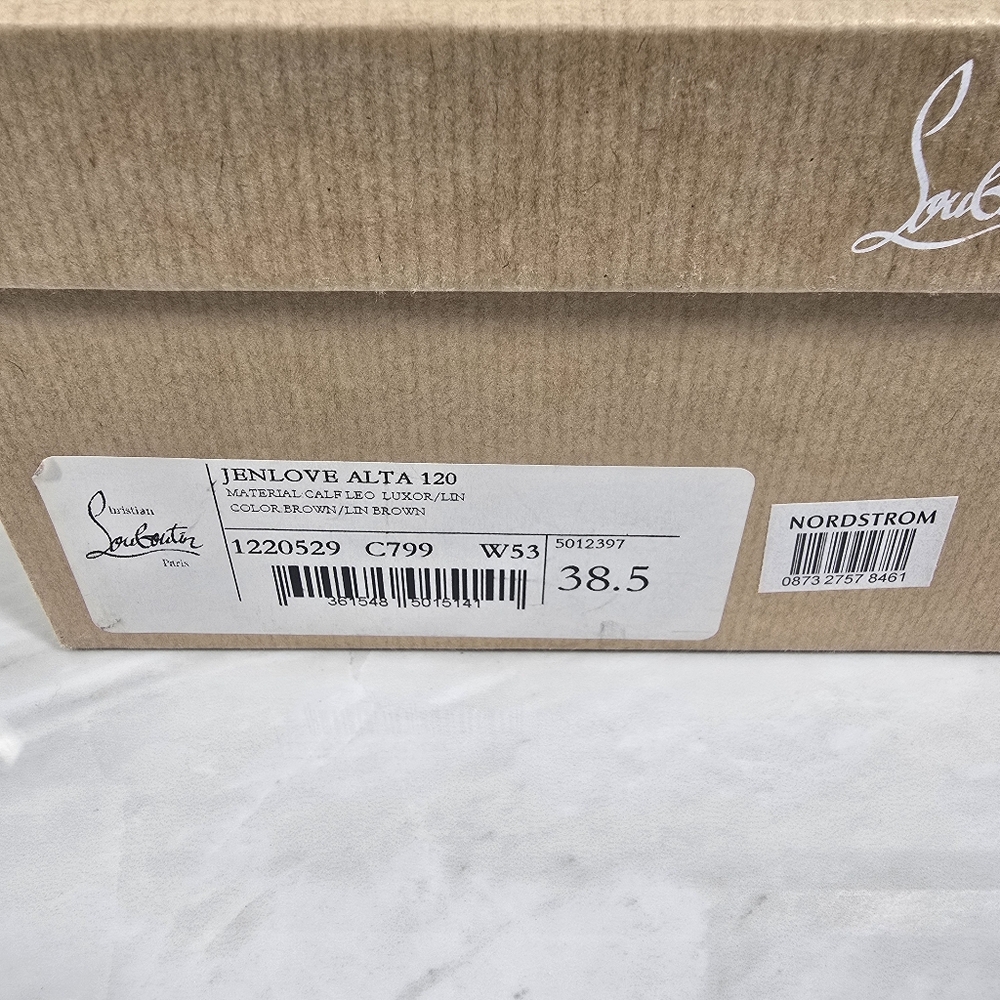 Christian Louboutin Leopard Print JenLove Heels - Picture 12 of 12